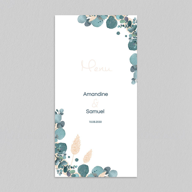 Couronne Eucalyptus et Fleurs Séchées